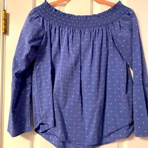 Off the shoulder blouse